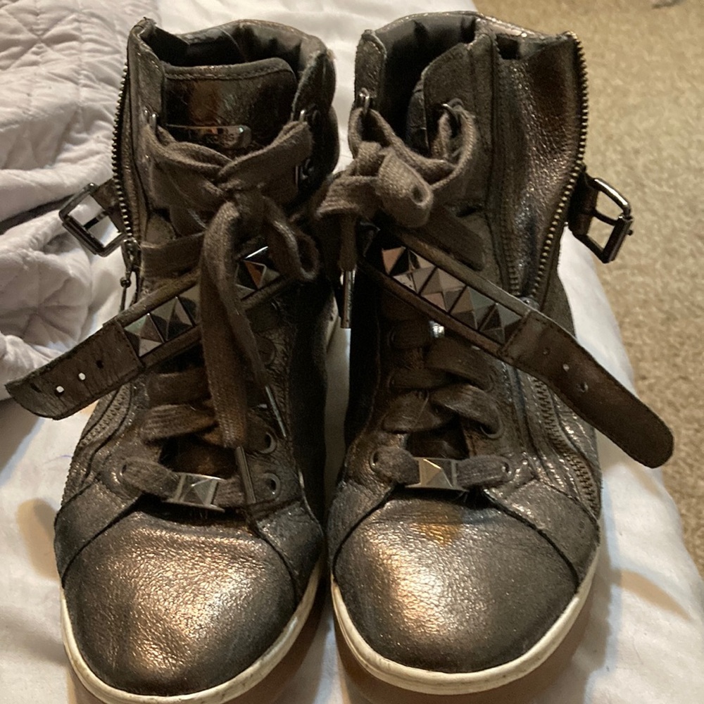 Michael Kors metallic sneakers